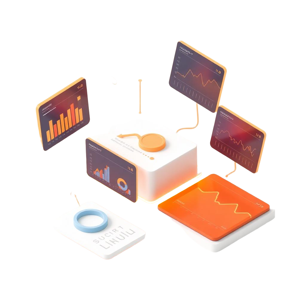 AI analytics dashboard cards